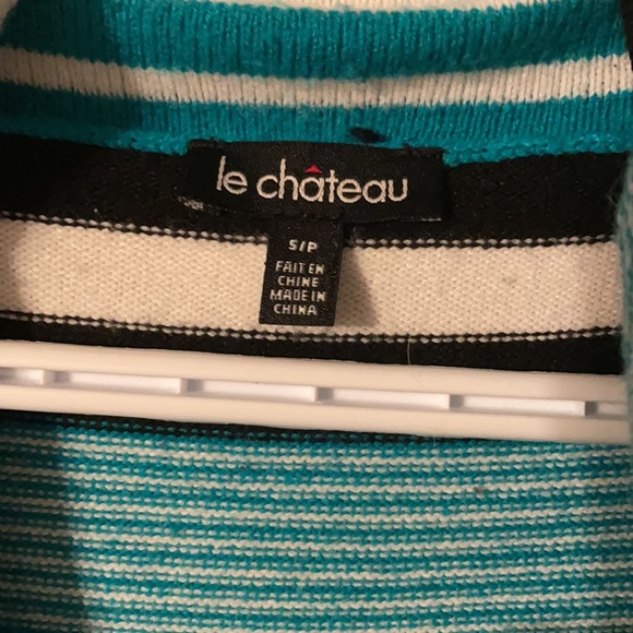 Le chateau striped shirt with belt - Picture 2 of 2